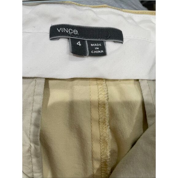 Vince butter yellow chino pants size 4 - Picture 3 of 6